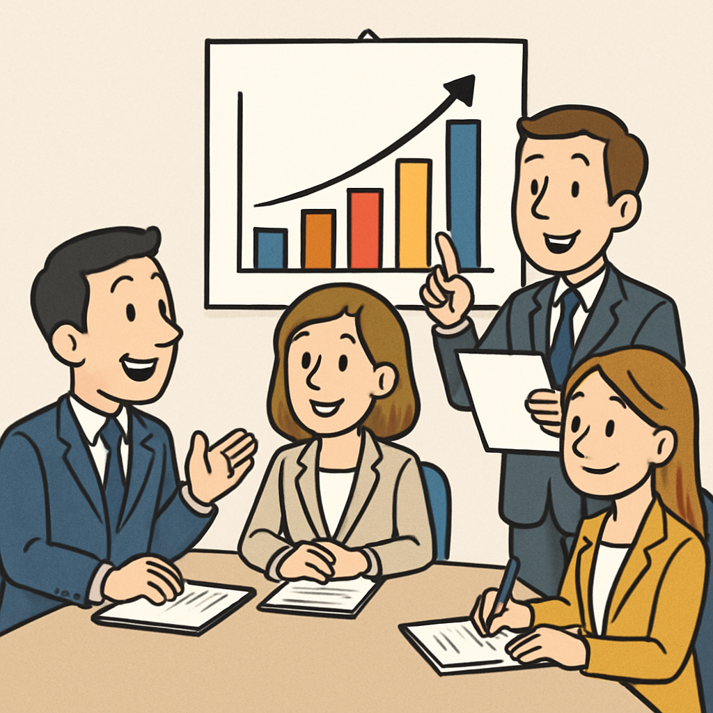 Business meeting cartoon-1